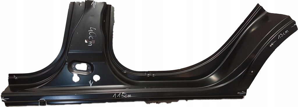 фото №1, Порог блок двигателя левый задняя renault captur i 1 13-19