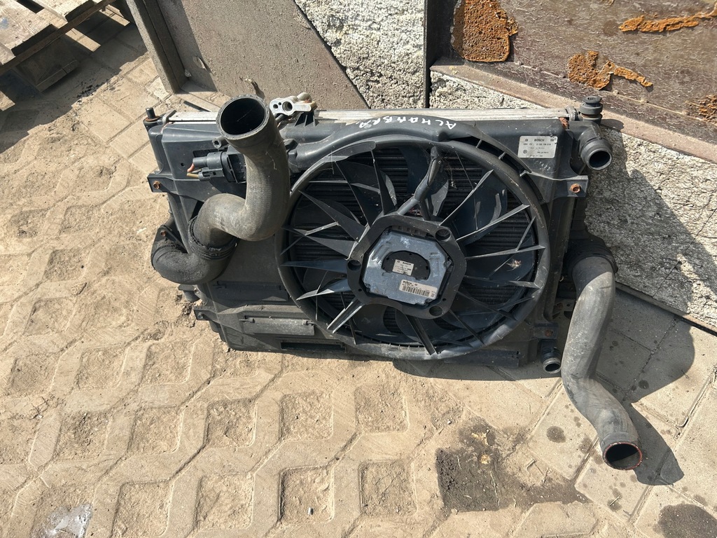 фото №4, Seat alhambra 00- 1,9 tdi радиатор вентилятор