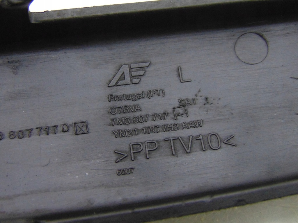 фото №8, Молдинг бампера левая левый перед vw sharan 1 mk1 fl