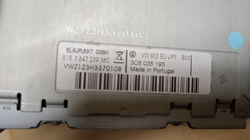 фото №4, Vw scirocco iii радіо cd 3c803195