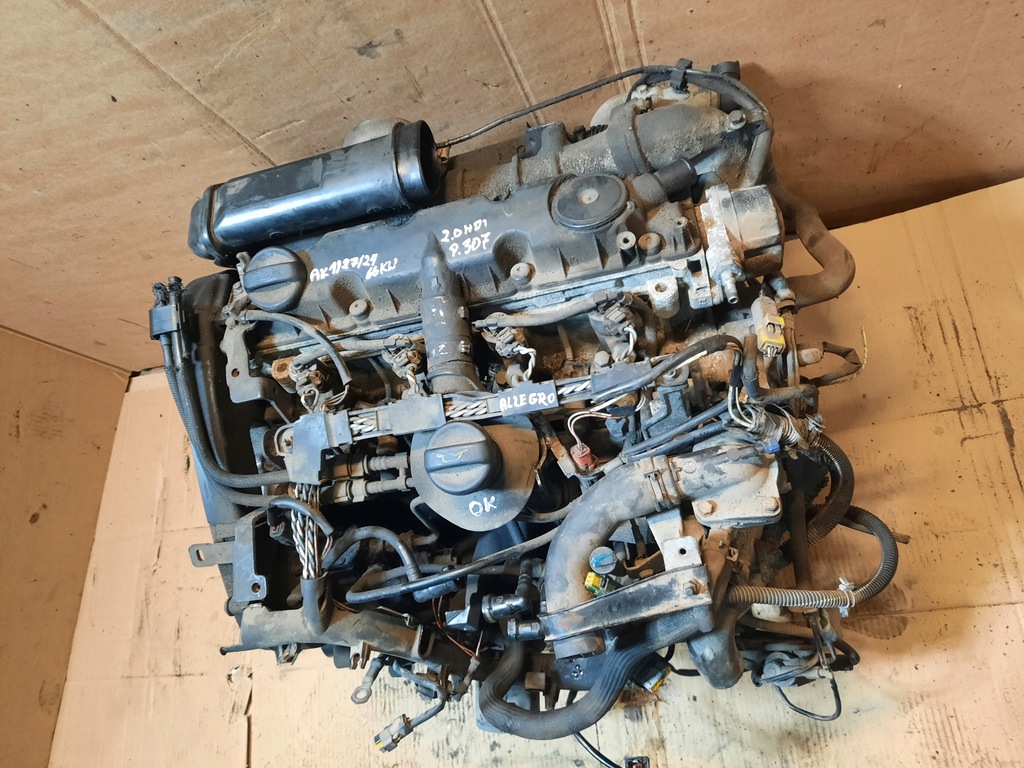 фото №6, Двигатель kompletny peugeot 307 2.0 hdi rhy 66kw