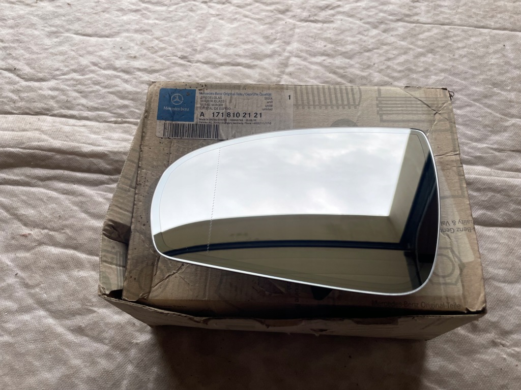 фото №1, Новий oryg вкладиш дзеркало mercedes slk r171 sl r230 cls c219 cl203 c207 лівий