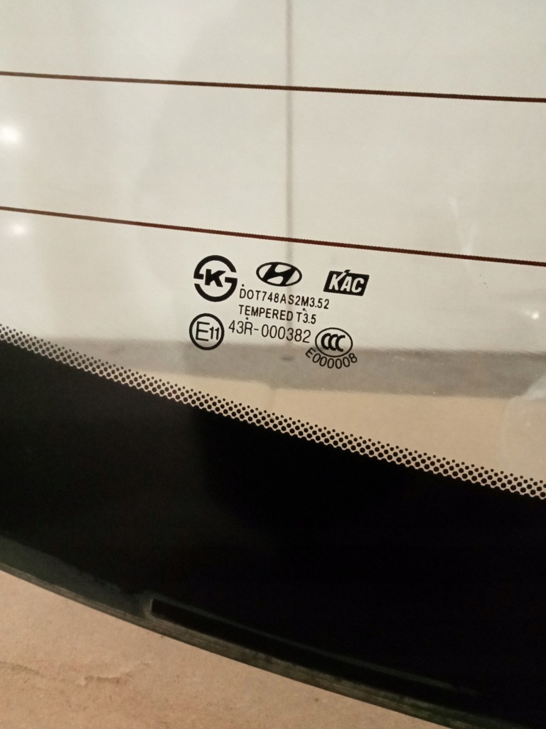 фото №6, Hyundai i40 11-18r скло задня sedan тонована звичайна