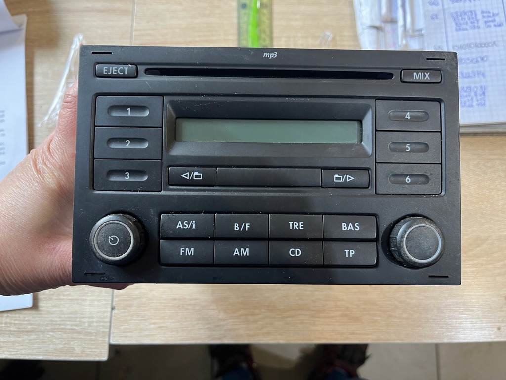 фото №1, 76 vw sharan polo fox радіо 6q0035152d