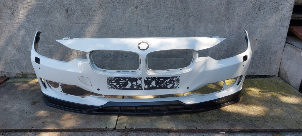 фото №1, Бампер перед передний bmw 3 f30 f31 alpinweiss спойлер