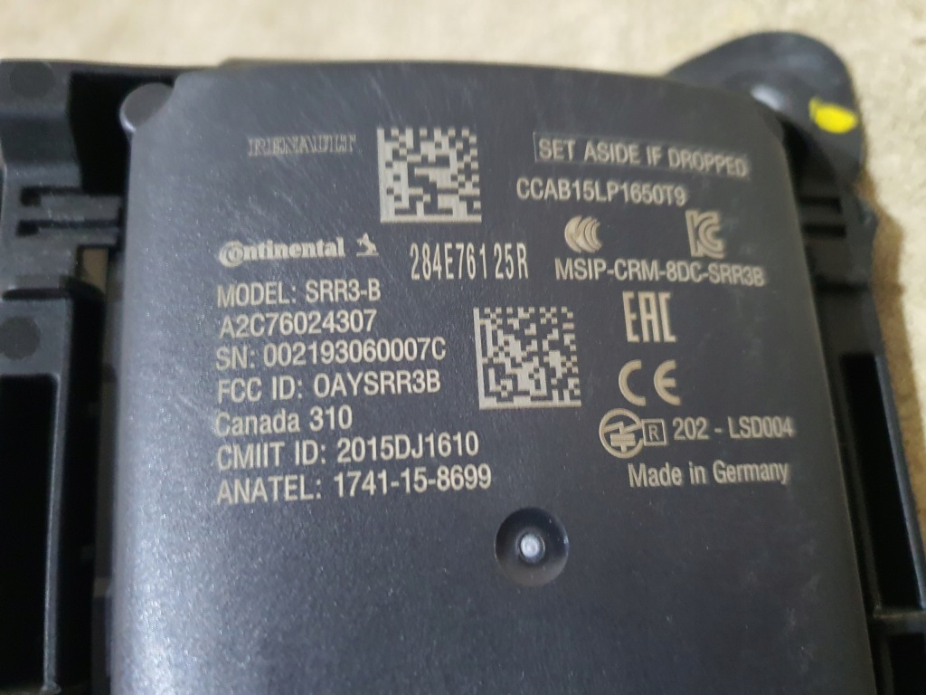 фото №2, Renault clio v 2019 датчик радар мертвого pola