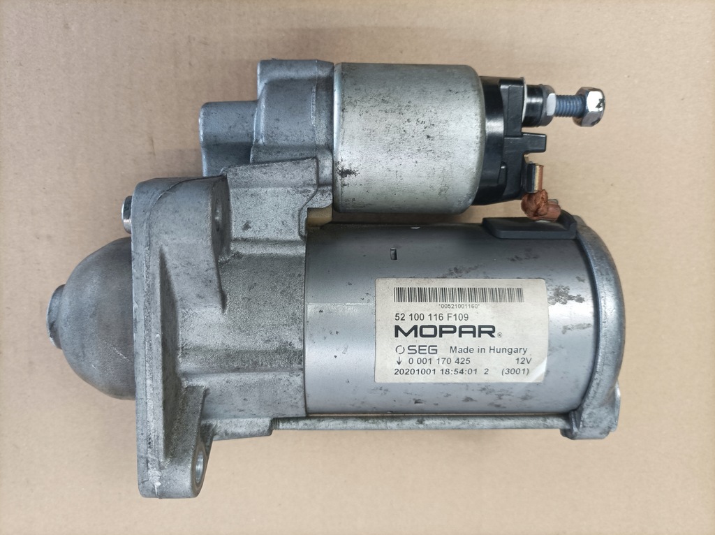 фото №1, Стартер fiat оригинальный номер 52100116