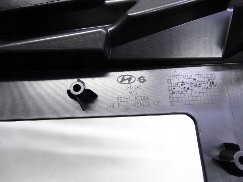 фото №9, Hyundai i10 iii 19-23 решітка радіатора решітка радіатора 86351-k7000 оригінальна nowa