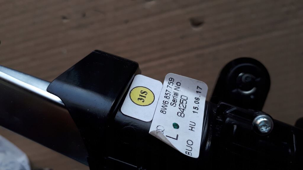 фото №7, A5 8w podajnik поперечина регулировка левый перед 8w6857759