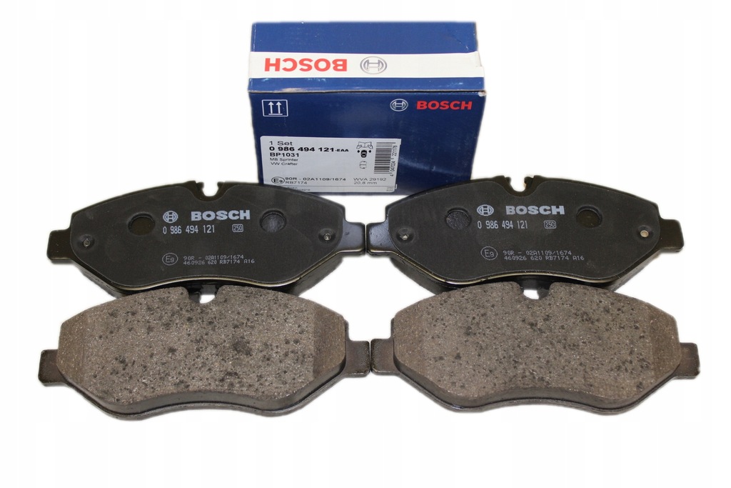 фото №16, Bosch тормозные колодки ham.przod mercedes sprinter 06-