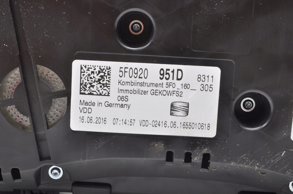 фото №8, Seat leon iii 1.6 tdi счетчик приборы 5f0920951d