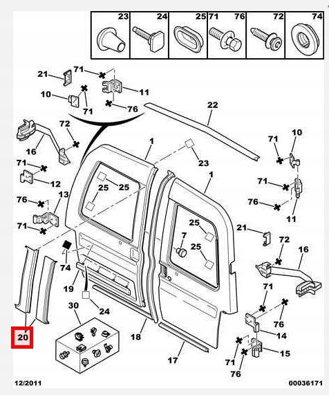 фото №5, Наклейки двері задніх peugeot partner оригінальний номер 8663.nj