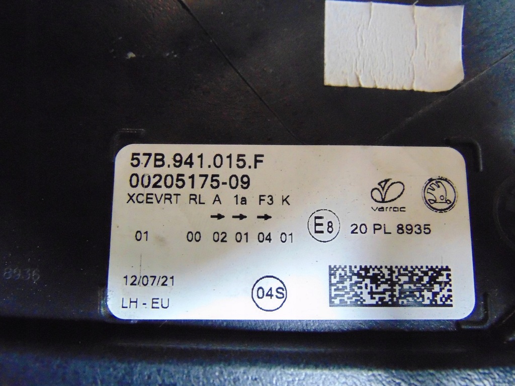 фото №16, Лампа левая перед skoda karoq europa 57b941015f