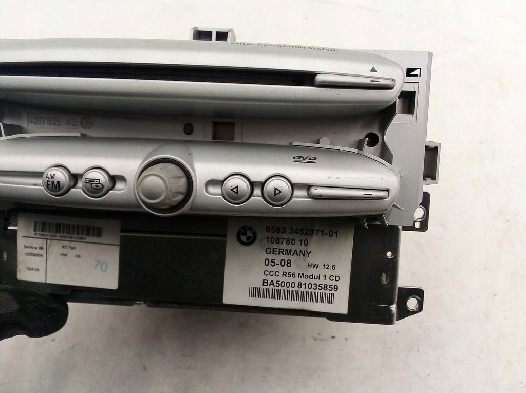 фото №3, Mini one - cooper clubman r55 2008 65833452071 радіо