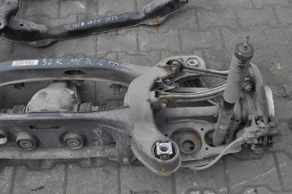 фото №7, Mercedes slk r171 w171 1.8k 184km підвіска балка задня + міст 1713502000