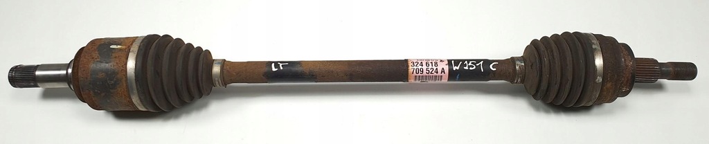 фото №1, Приводной вал левая левый задняя mercedes r-kl w251 a2513501310