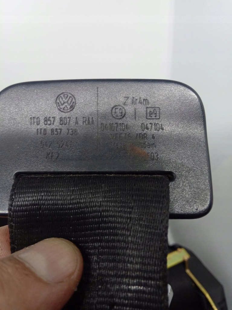 фото №5, Ремені безпеки комплект 7 ременів vw touran 1t