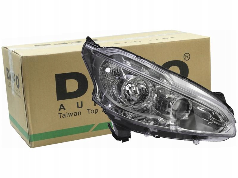 фото №1, Лампа фара правий peugeot 208 12-19