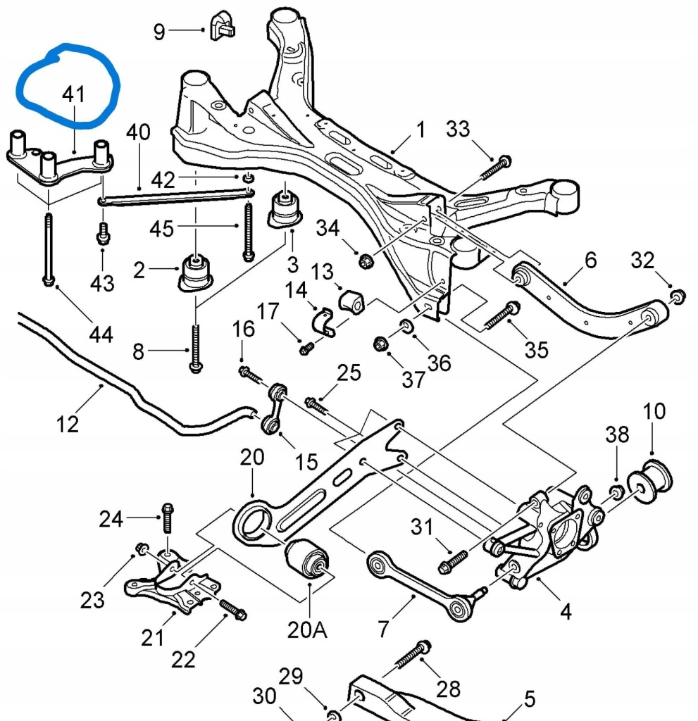 Кронштейн кронштейн подвеска рычага saab 93 9-3 ii кабриолет  02- 12831587 с Разборки