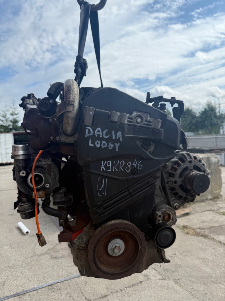 Dacia lodgdy 12- двигатель комплектный  k9kr846 1.5 dci Недорого