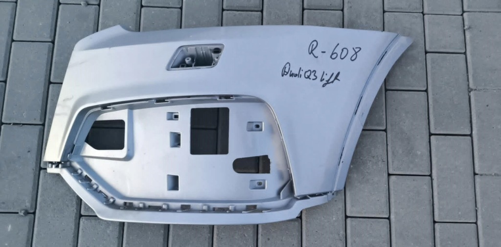 Бампер перед левый уголок бампера передний audi q3 lift s-line 14-18 l Киев