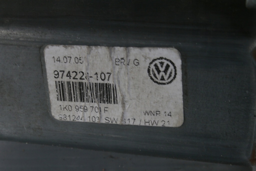 фото №5, Моторчик скло правий задня touran