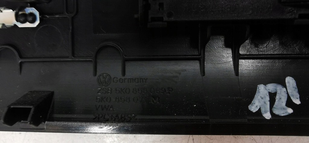 фото №6, Vw golf vi рамка захист радіо навігації панель 5k0858061f 5k0858069p