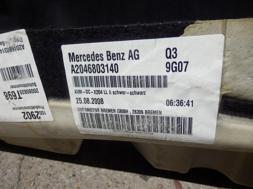 фото №6, Mercedes glk килимок обшивка перед задня