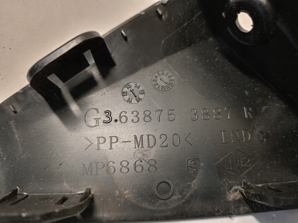 фото №10, Трикутник захист крила ліва renault zoe