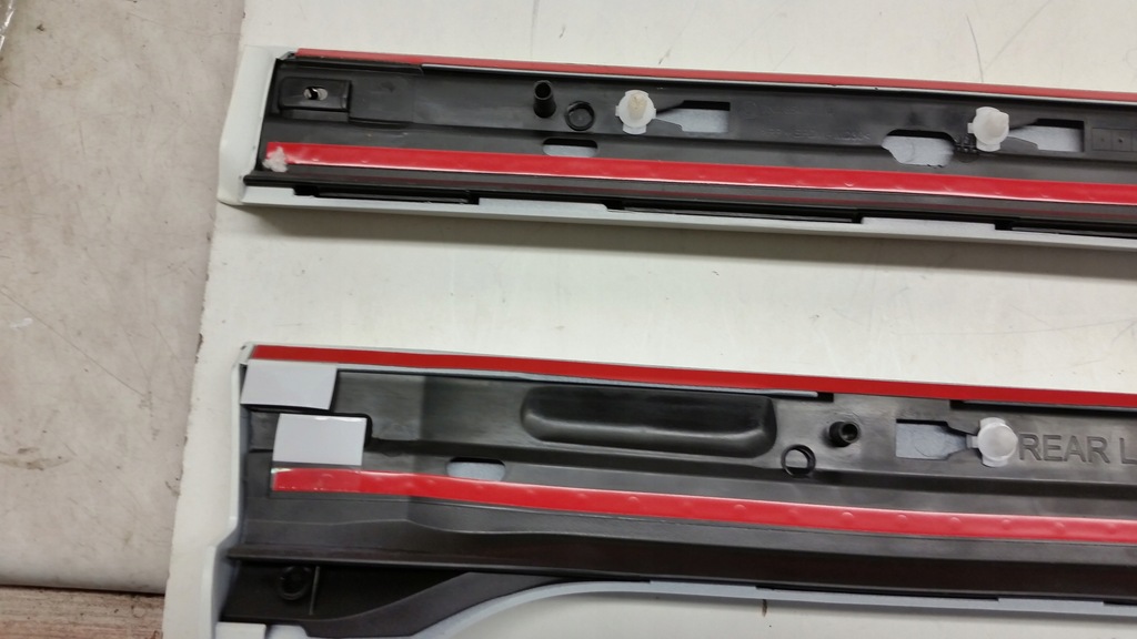 фото №11, Молдинг дверь левый перед задняя vw sharan ii 7n0854939 7n0854949 белый jak nowa