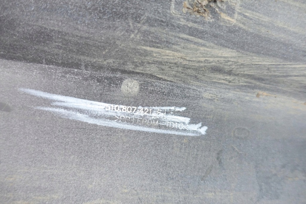 фото №10, Vw golf sportsvan 2013- бампер задняя задний 510807421f