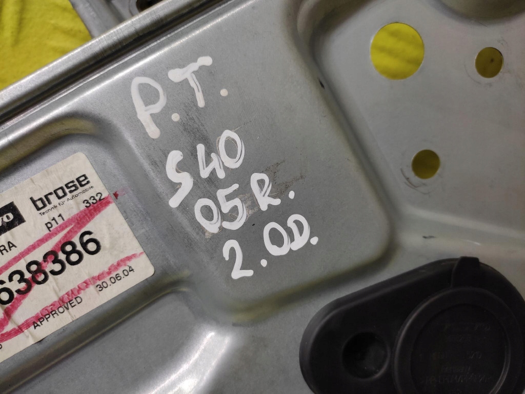 фото №10, Volvo s40 ii подъемник стекло правый задняя