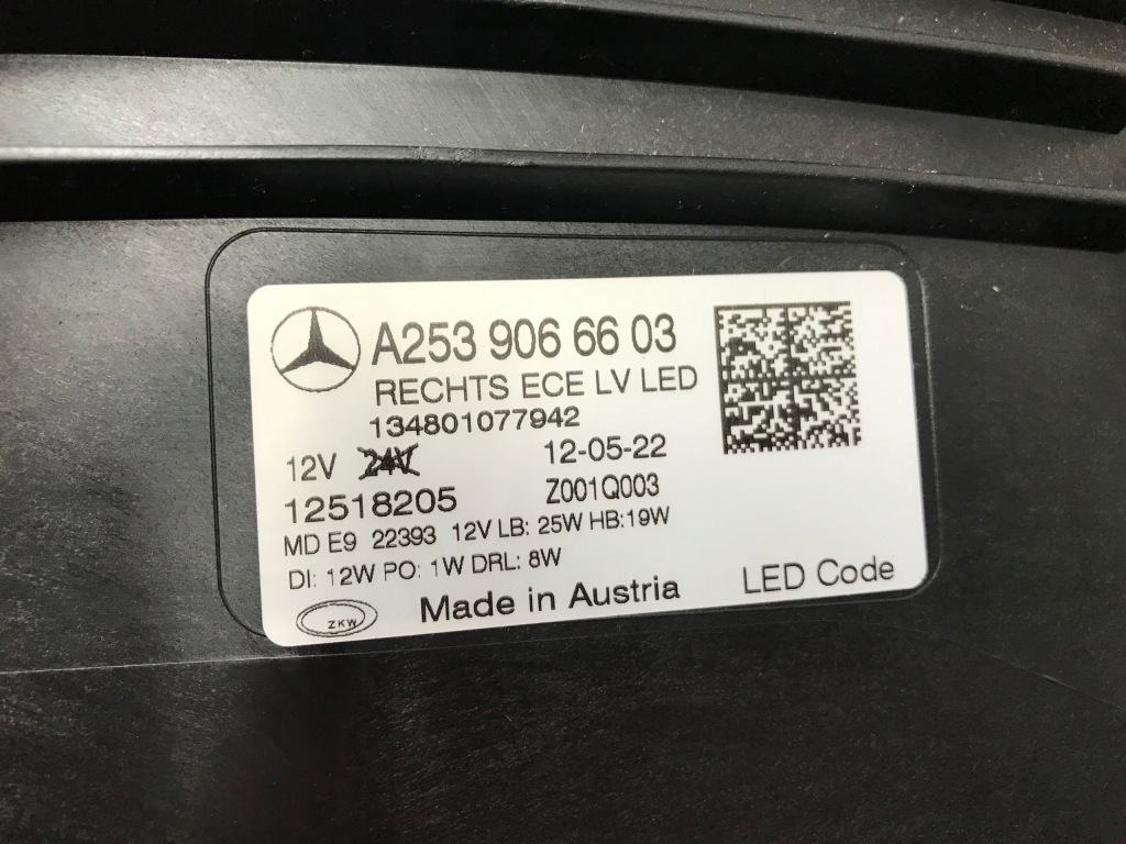 фото №14, Mercedes w253 x253 glc лампа фара правый перед performance led eu nowa