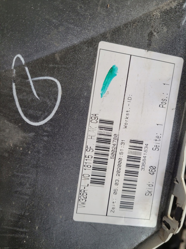 фото №8, Vw tiguan ii 2 rline r-line бампер перед передний 5na807221b