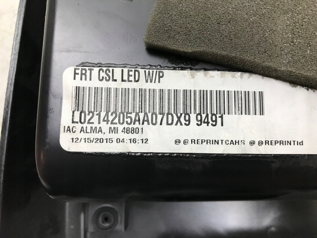 фото №6, Dodge caravan v voyager v лампа потолочный czarna