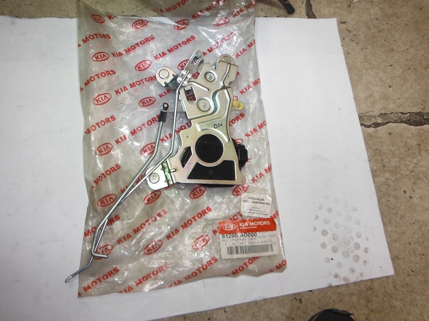 фото №1, Механизм замка крышки багажника kia carnival