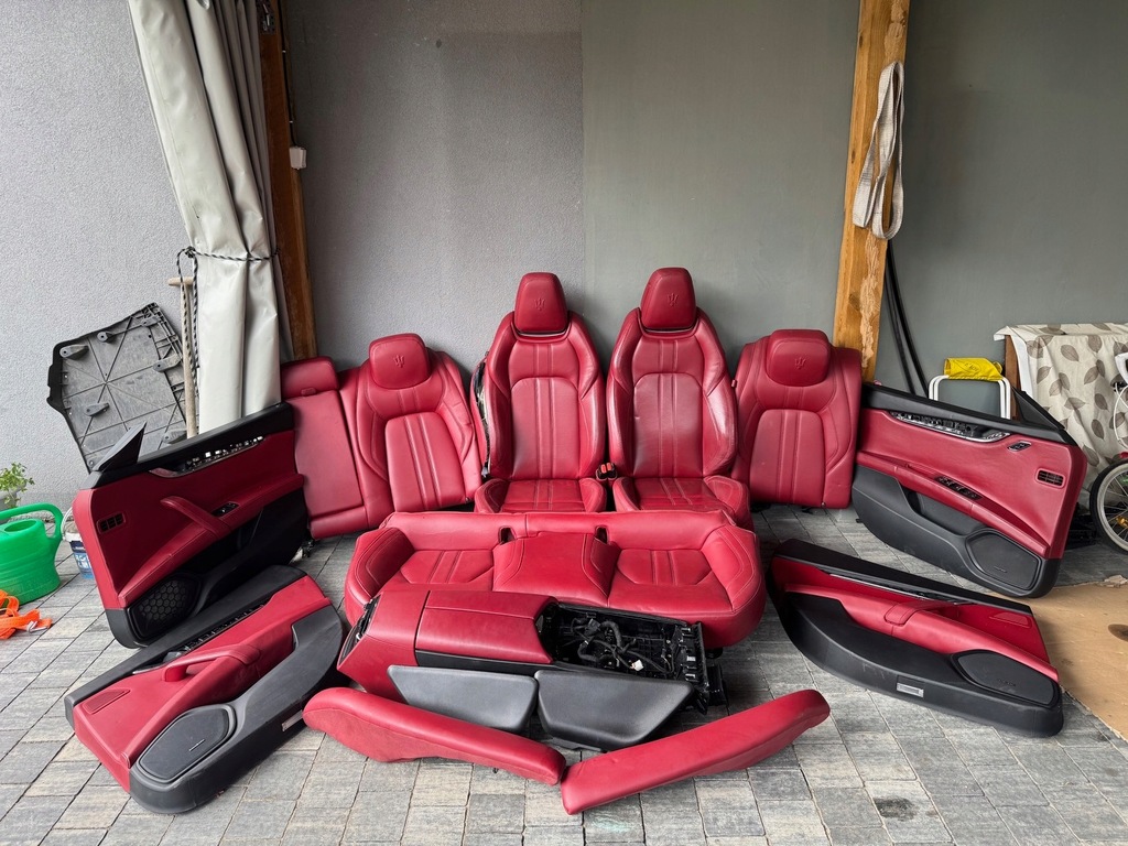 фото №5, Maserati quattroporte vi gransport сидіння заднє сидіння kompletboczki оббивка