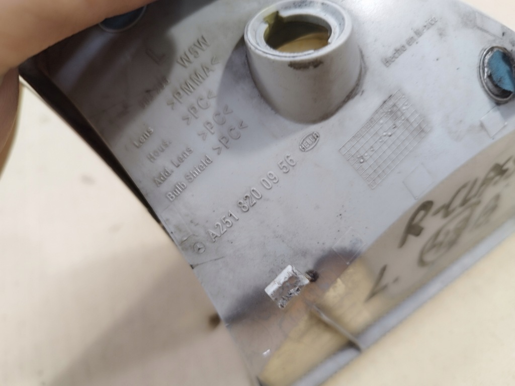 фото №6, Лампа бампера положення ліва перед mercedes r klasa 251 w251 2005-2010