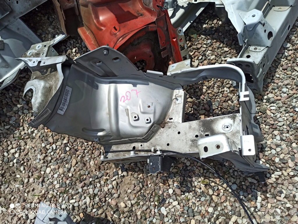 фото №1, Чверть лонжерон перед ліва peugeot 207