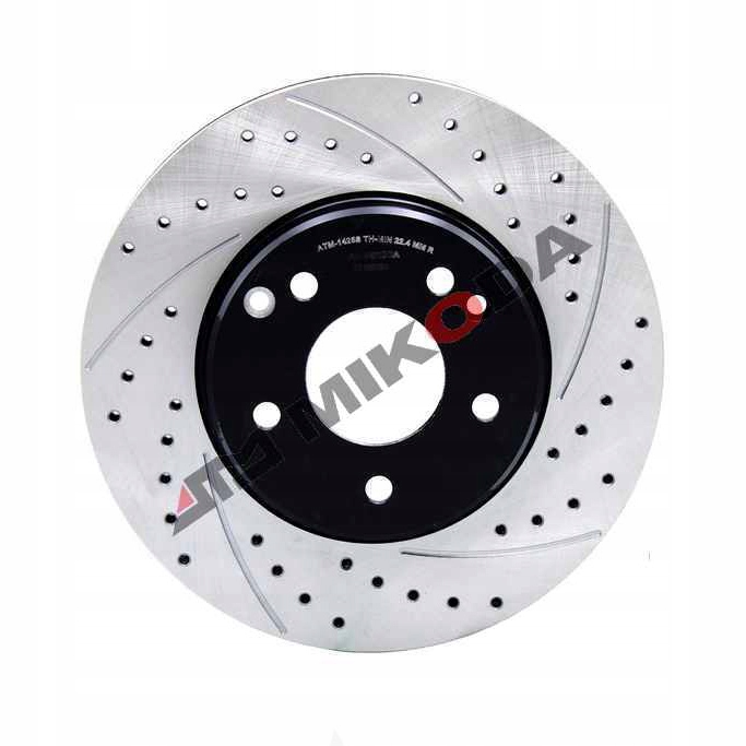 фото №2, Тормозные диски вентилируемые mikoda mercedes slk r171 перед