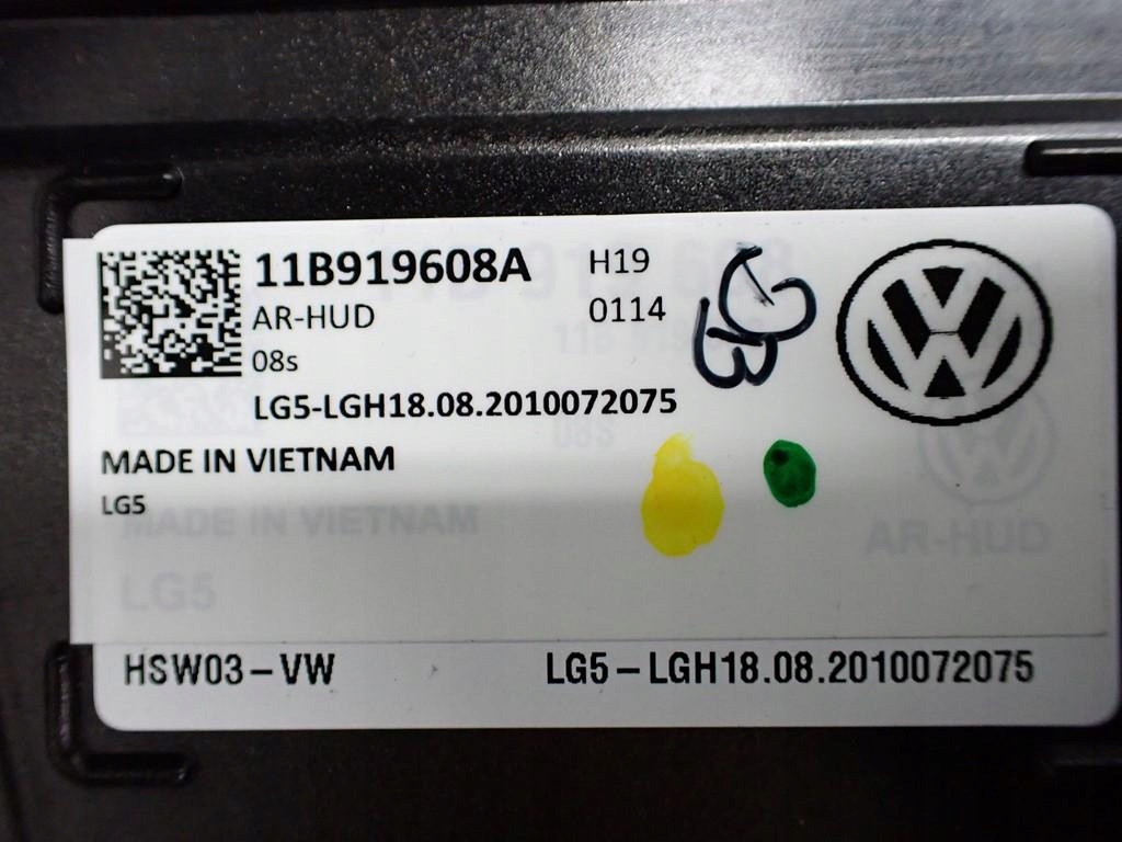 фото №8, Дисплей head up hud europa 11b919608a vw id4 id.4 21r