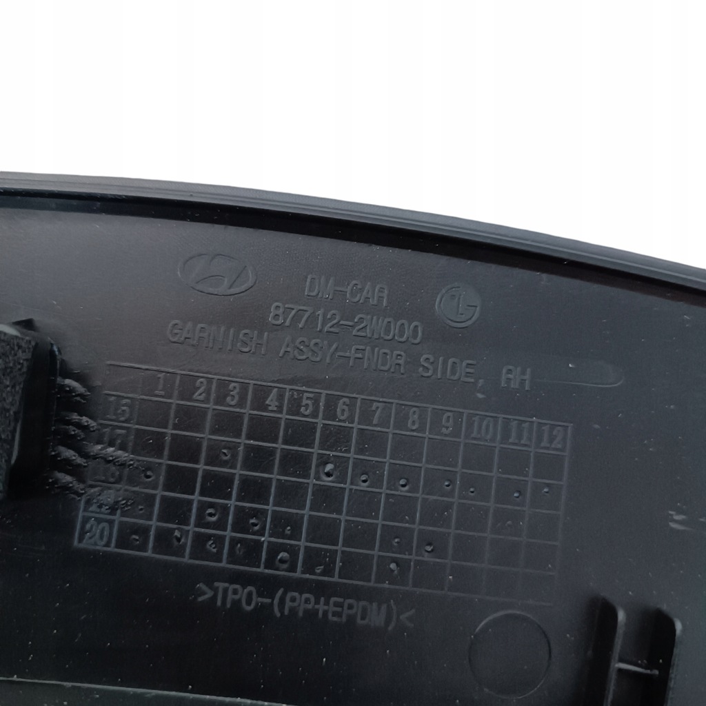 фото №10, Молдинг крила правий перед hyundai santa fe iii 87712-2w000