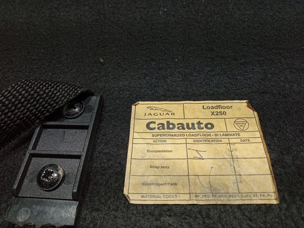 фото №5, Jaguar xf i x250 sedan обшивка підлога багажника