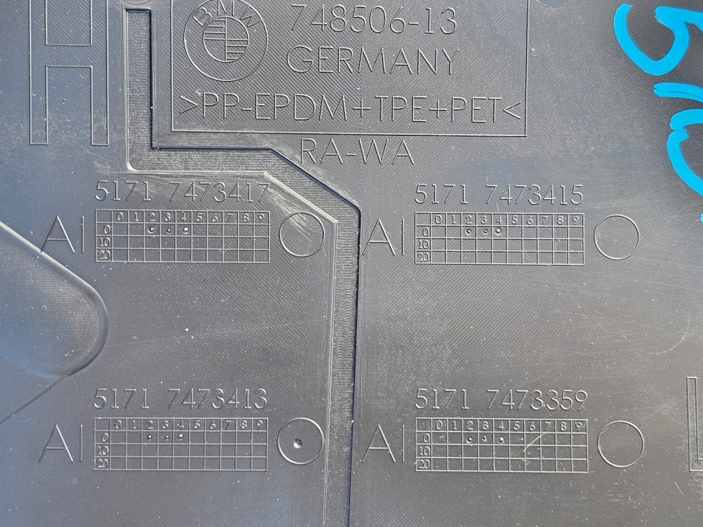 фото №10, Подкрылок bmw 2 f45 f46 lift lci 2017 - левый перед orginał левая передние