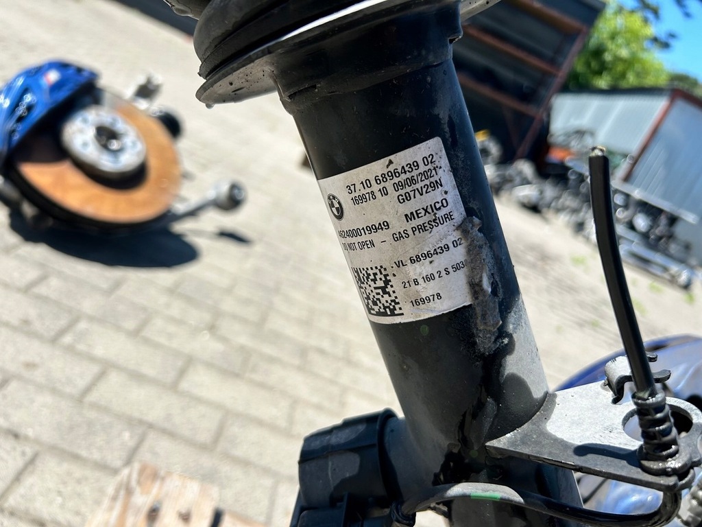 фото №9, Bmw x6 g06 3.0d поворотный кулак левая перед амортизатор амортизационная стойка рычаги 6876655