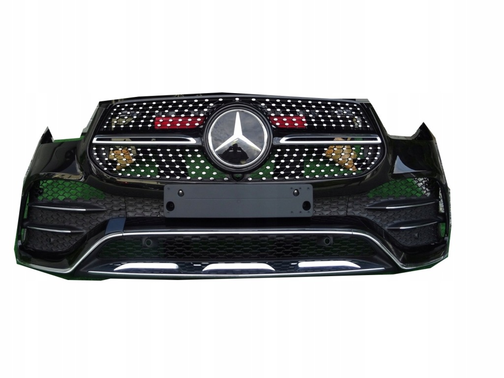 фото №1, Бампер перед передний mercedes gle w167 amg решётка радиатора