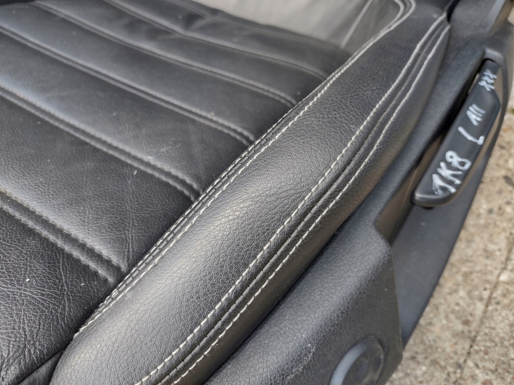 фото №14, Сиденье передний левый водителя vw scirocco 1k8 кожа подогрев оригинал