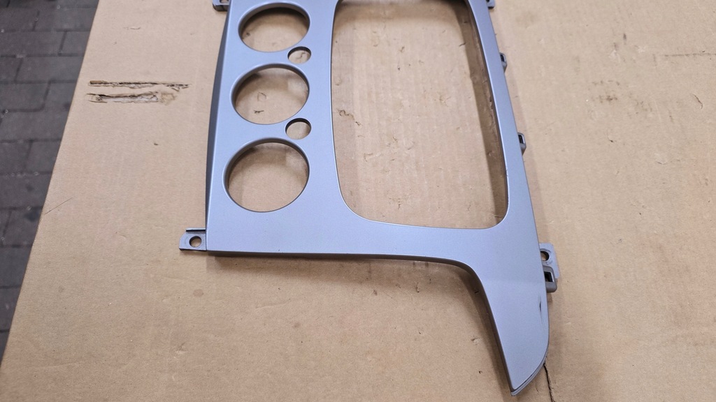 фото №8, Ford s-max mk1 galaxy mk3 2006 - 2015 rok рамка радіо консолі срібляста сіра