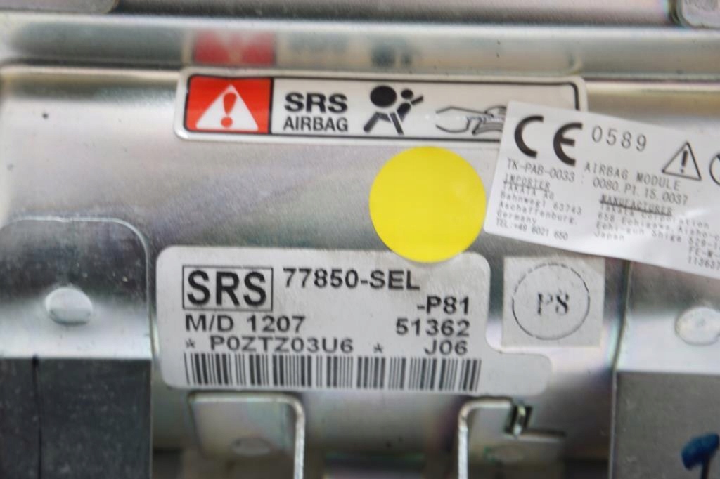 фото №6, Подушка air bag пассажира honda city ii iv