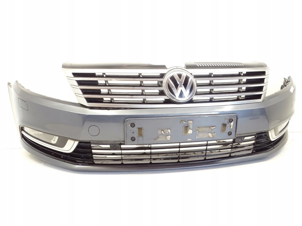 фото №1, Kpl бампер перед передній vw passat cc lift омивачі pdc lk7x 12-16r